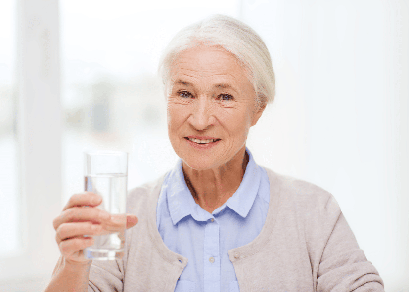 La déshydratation des personnes âgées